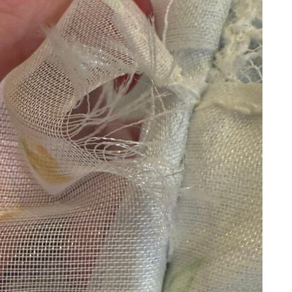 Vintage New York Kids Size 4 Pastel Floral Puff Sleeve Dress USA Made - Picture 6 of 16